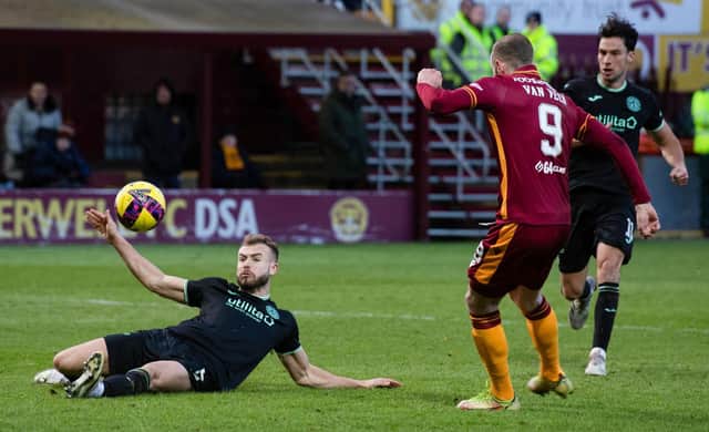 Porteous delivered a few key moments in the win over Motherwell. (Photo by Mark Scates / SNS Group)