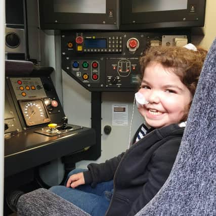Sophia visited the cab of an Avanti West Coast Pendolino and a Scotrail Class 385.