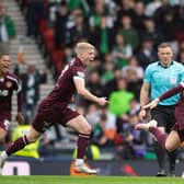 Hearts' Stephen Kingsley scored what proved to be the winning goal the last time the Gorgie side faced Hibs, in the semi-final of last season's Scottish Cup at Hampden. Photo by Paul Devlin / SNS Group