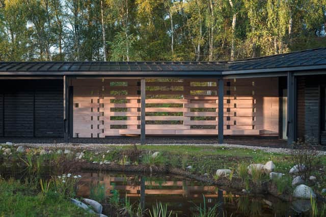 Moxon Architects have won the Doolan Prize to recognise Scotland's best building for the company's own Quarry Studios building in the Cairngorms National Park. Picture: Tim Soar