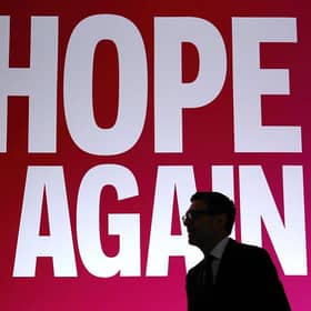 Prime Minister Andy Burnham as the Labour Party Conference came to an end in Liverpool yesterday (Picture: Christopher Furlong/Getty Images)