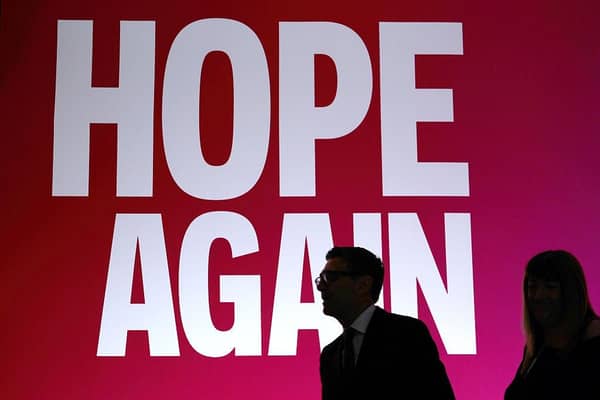 Prime Minister Andy Burnham as the Labour Party Conference came to an end in Liverpool yesterday (Picture: Christopher Furlong/Getty Images)