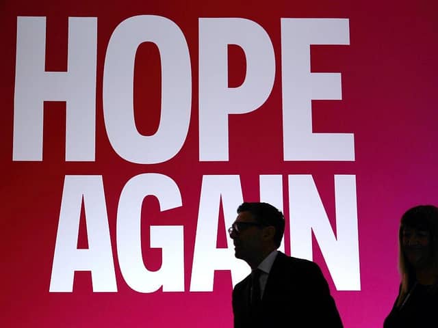 Prime Minister Andy Burnham as the Labour Party Conference came to an end in Liverpool yesterday (Picture: Christopher Furlong/Getty Images)