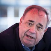 Alex Salmond, Alba Party leader, during a visit to the Scotsman Lounge in Edinburgh on the campaign trail for the forthcoming Scottish Parliamentary Election on May 6 (Photo: Jane Barlow/PA Wire).