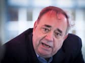Alex Salmond, Alba Party leader, during a visit to the Scotsman Lounge in Edinburgh on the campaign trail for the forthcoming Scottish Parliamentary Election on May 6 (Photo: Jane Barlow/PA Wire).