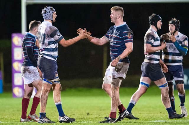 Old rivals Watsonians and Heriot's will lock horns in the Super6 at Myreside on Friday night. Picture: Ross MacDonald/SNS