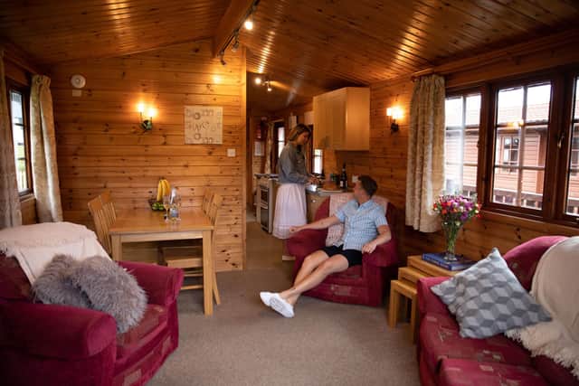One of the interiors at Highland Holidays' new accommodation at its Ben Nevis site.