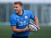 Chris Harris during Scotland training ahead of the Six Nations clash with France at Murrayfield. (Photo by Craig Williamson / SNS Group)