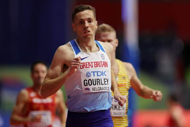 Neil Gourley finished sixth in the final of the Men's 1500m at the World Athletics Indoor Championships in Belgrade. (Photo by Srdjan Stevanovic/Getty Images for World Athletics)