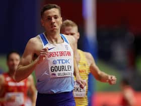 Neil Gourley finished sixth in the final of the Men's 1500m at the World Athletics Indoor Championships in Belgrade. (Photo by Srdjan Stevanovic/Getty Images for World Athletics)