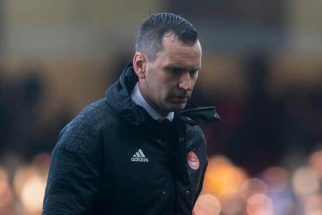Aberdeen parted company with Stephen Glass in the wake of Saturday's 2-1 Scottish Cup defeat by Motherwell.