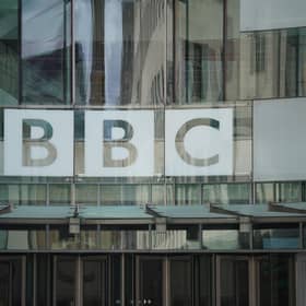 A general view of BBC Broadcasting House, in central London. PIC: Lucy North/PA Wire