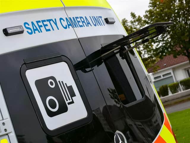 A temporary mobile safety camera van will be in place on Old Meldrum Road.