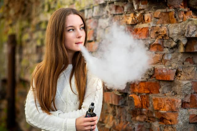 Sweet-tasting vapes could be banned to protect the health of children and young people under plans to be brought forward by the Scottish Greens in the new year. Picture: Getty Images