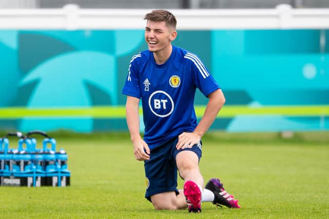 Billy Gilmour's positive Covid test has ruled him out of Scotland's Euro 2020 showdown with Croatia. (Photo by Ross MacDonald / SNS Group)