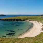 The Bay of Scousburgh in the Shetland Isles has been named as one of Scotland's best beaches by Lonely Planet editors. PIC: Joe de Sousa.