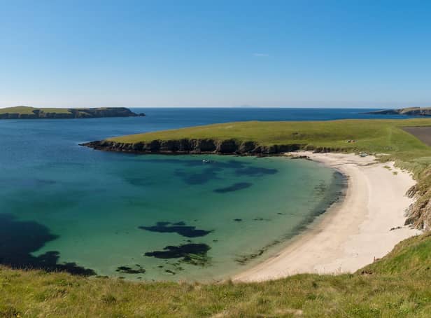The Bay of Scousburgh in the Shetland Isles has been named as one of Scotland's best beaches by Lonely Planet editors. PIC: Joe de Sousa.