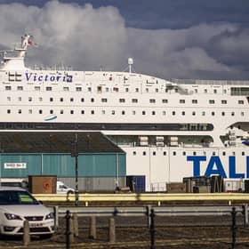 People have been living on the MS Victoria cruise ship in Leith since last summer. Picture: Getty Images