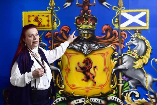 Flavia Burroni has joined Glasgow Central Station's guides to offer tours in Italian as well as English. (Photo by John Devlin/The Scotsman)