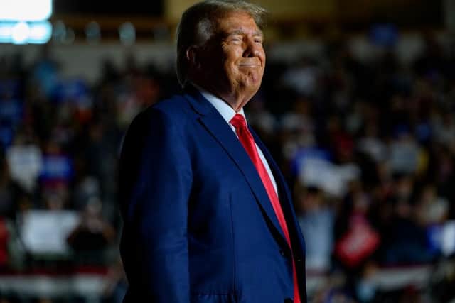 Former US Donald Trump has been charged with plotting to overturn his defeat to Joe Biden in the 2020 presidential election. Picture: Jeff Swensen/Getty