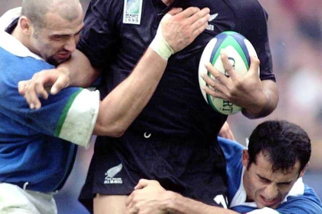Jamie Ritchie used to watch videos of Jonah Lomu, the great New Zealand winger. (Photo: John Giles / PA)