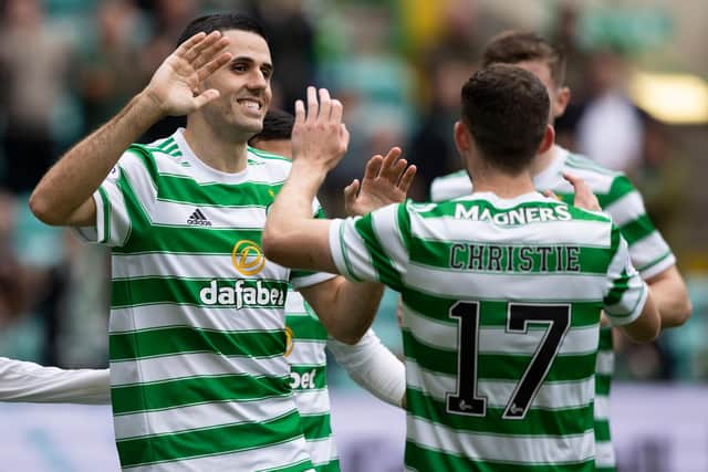 Tom Rogic goal in the 6-0 slaying of Dundee means the injury-troubled Celtic midifelder has already equalled his Premiership tally from last season as he seeks to reignite his club career under his former Australian manager Ange Postecoglou. (Photo by Craig Williamson / SNS Group)