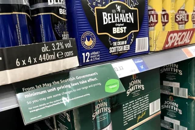 Public Health Scotland said MUP had reduced deaths directly caused by alcohol consumption