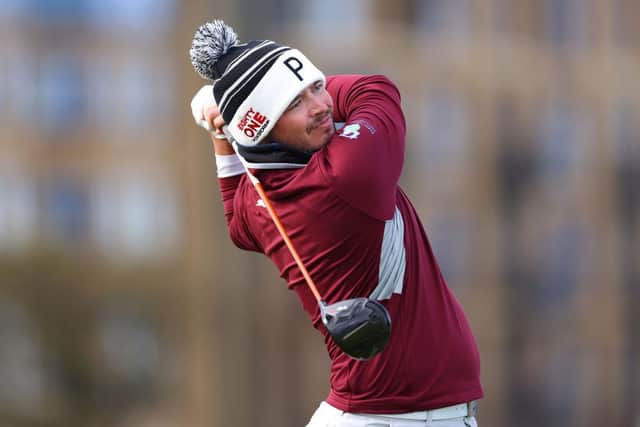 Ewen Ferguson on his way to a seven-under-65 at St Andrews. Picture: Richard Heathcote/Getty Images.