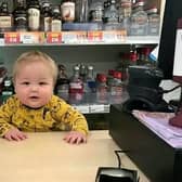 A proud mum has given John Lewis a run for their money – after creating an adorable Christmas advert featuring her two-year-old son, Lincoln, working in their family shop.