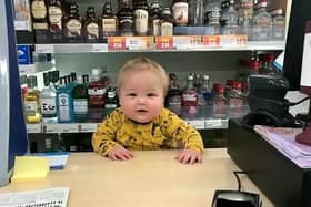 A proud mum has given John Lewis a run for their money – after creating an adorable Christmas advert featuring her two-year-old son, Lincoln, working in their family shop.