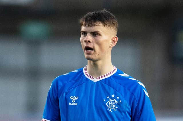 Rangers winger Josh McPake is on loan at English League Two side Harrogate.