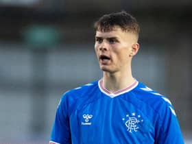Rangers winger Josh McPake is on loan at English League Two side Harrogate.