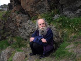 Jake Williams found the life he wanted living in The Cairngorms where he passed the time playing the mandolin, listening to vinyl and building his home using materials others had thrown away. PIC: TSPL.