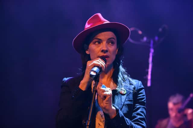 Camille O'Sullivan at the Underbelly, Edinburgh Festival Fringe, 2016. Pic: Jane Hobson/Shutterstock