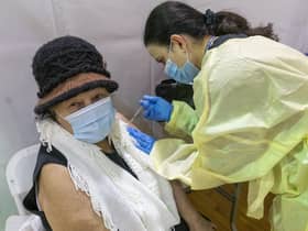 Vaccinating people against the Covid-19 coronavirus is so rewarding, says Dr Andrew Buist (Picture: Mary Altaffer/AP)