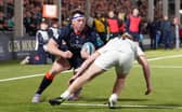 Edinburgh's Hamish Watson in action during the victory over Ospreys on Saturday.  (Photo by Simon Wootton / SNS Group)