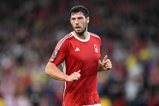 Nottingham Forest and Scotland defender Scott McKenna is reportedly a target for both Celtic and Rangers. (Photo by Michael Regan/Getty Images)
