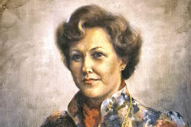 The estimable Wendy Jones as captured by talented artist Verna Bond