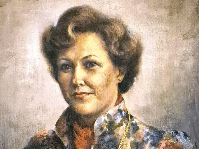 The estimable Wendy Jones as captured by talented artist Verna Bond
