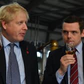 The UK government's decision to fund carbon-capture-and-storage schemes in England instead of Scotland will have dashed the hopes of Scottish Conservative leader Douglas Ross (Picture: Daniel Leal-Olivas/WPA pool/Getty Images)