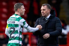 Brendan Rodgers has hailed the contribution of his captain Callum McGregor at Celtic.