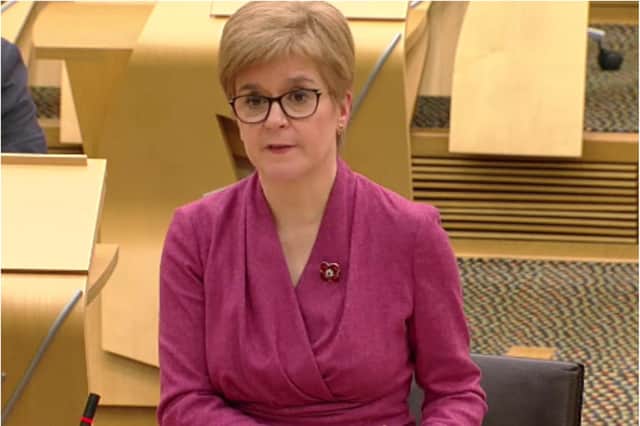 Ms Sturgeon has urged Scotland to continue to follow guidelines.