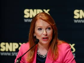 SNP leadership candidate Ash Regan during the SNP leadership debate in Aberdeen in March.