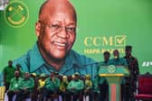 The late president of Tanzania, John Magufuli, at the official launch of his party's campaign for the October 2020 general election before his death, officially from heart disease, but rumoured to have been Covid-related (Picture: Ericky Boniphace/AFP via Getty Images)