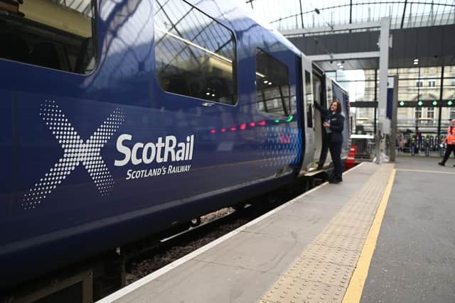 ScotRail's peak fares will be suspended for six months from October. Picture: John Devlin