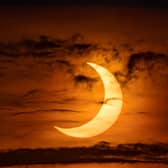 About 25 per cent of the Sun will be blocked out on Tuesday as the Moon passes between it and the Earth.