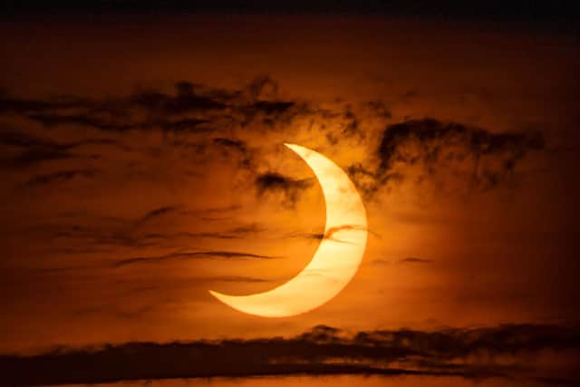 About 25 per cent of the Sun will be blocked out on Tuesday as the Moon passes between it and the Earth.