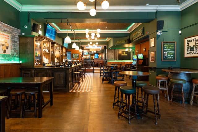 The interior of Molly Malones in Aberdeen.