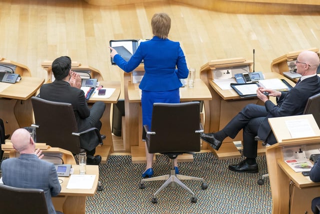 Her successor will either be the second female first minister or the first person from an ethnic minority background to hold the top job, with Scottish Finance Secretary Kate Forbes, former Scottish Government minister Ash Regan and Scottish Health Secretary Humza Yousaf vying for the post
