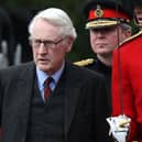 Lord Douglas-Hamilton at the Palace of Holyroodhouse in Edinburgh.